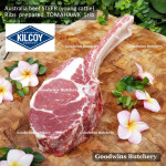 Beef rib TOMAHAWK Australia STEER (young cattle) DIAMANTINA frozen portioned 1 rib +/- 1.6kg (price/kg)